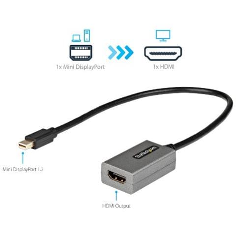 Adattatore da Mini Display Port con Porta HDMI Risoluzione Supportata 1920x1080 Pixel da 30 cm - Foto 2