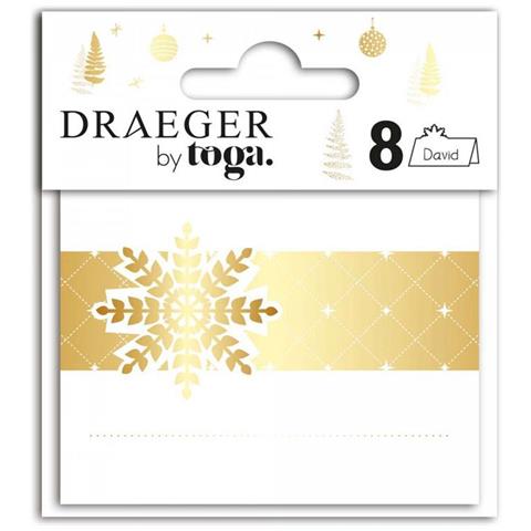 8 Segnaposto Scaglie Dorate - Foto 1
