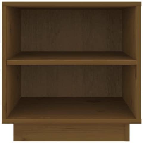 Comodini 2 Pz Miele 40x34x40 Cm In Legno Massello Di Pino - Foto 2