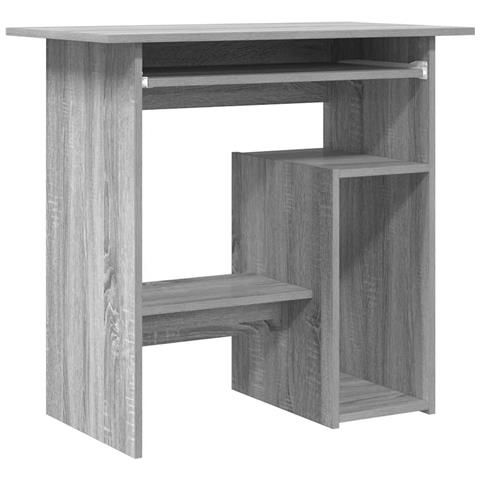 Scrivania Grigio Sonoma 80x45x74 Cm In Legno Multistrato - Foto 1