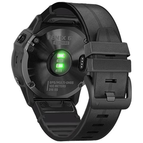 Cinturino In Tpu Per Garmin Fenix 7x/6x/5x 26mm Black - Foto 4