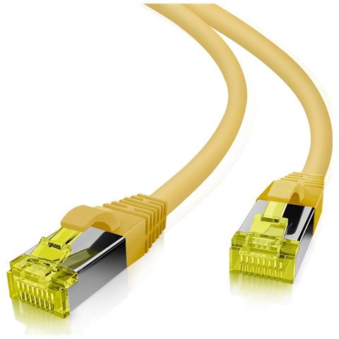 Cavo Patch Ultra Flessibile S /ftp Cat 6a Tpe Giallo 10,0 M - Foto 2