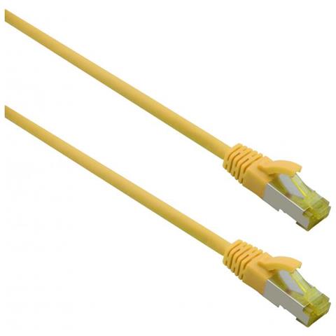 Cavo Patch Ultra Flessibile S /ftp Cat 6a Tpe Giallo 10,0 M - Foto 1