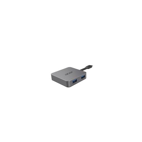 4-in-1 Type-C Dongle Cablato USB 3.2 Gen 1 (3.1 Gen 1) Type-C Argento - Foto 1
