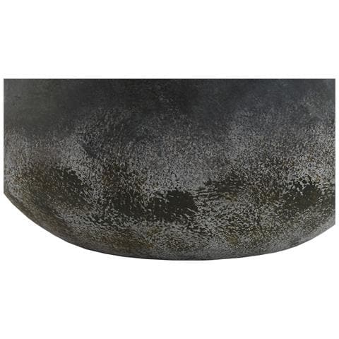 Vaso Grigio Terracotta Orientale 27 X 27 X 16,5 Cm - Foto 2