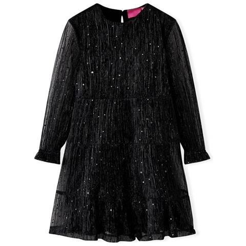 Abito Per Bambine A Maniche Lunghe Nero 140 - Foto 1