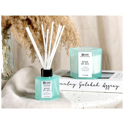 Candela Profumata Con Diffusore Di Fragranze Classy Tint Cera Di Soia Note Fresche - Foto 1