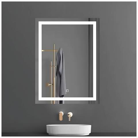 Porta Doccia Scorrevole Slide Per Box Nicchia Due Ante Cristallo Temprato *** Misure : 60x80 Cm, Tonalità : Standard 6000-6500k - Foto 1