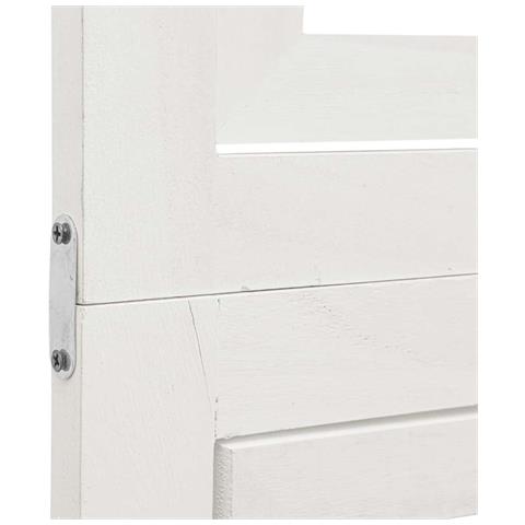 Divisorio Ambienti 3pannelli Bianco Legno Massello Di Paulownia - Foto 9