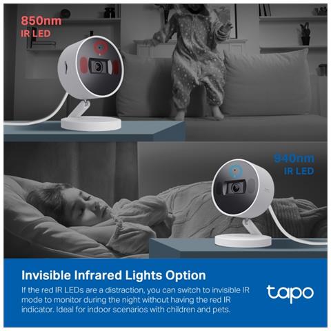 Telecamera di Sorveglianzza Wi-Fi per la Sicurezza Domestica aI Risoluzione Video 2560 x 1440 Plixel - Foto 4