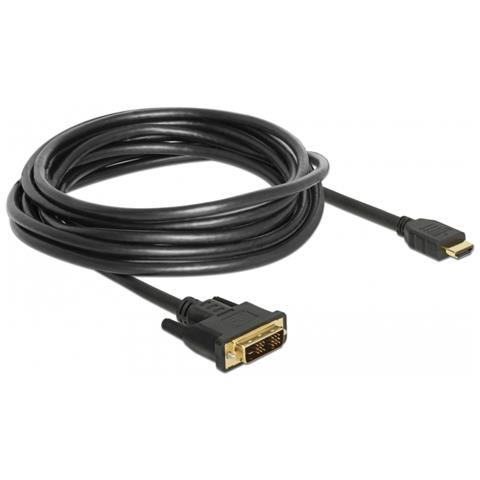 85586 cavo e adattatore video 5 m DVI-D HDMI tipo A (Standard) Nero - Foto 2
