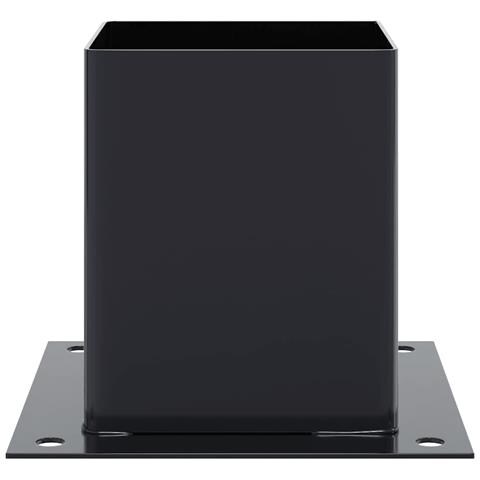 Basi Pali Quadrati 12 pz 101x101 mm Acciaio Verniciato Polvere - Foto 2