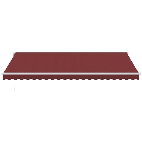Tenda Da Sole Retrattile Manuale Bordò 500x300 Cm - Foto 3