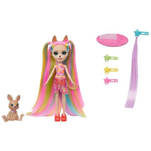 Enchantimals-bambola Capelli-bambola Animale E Figurina Htj70 - Foto 1