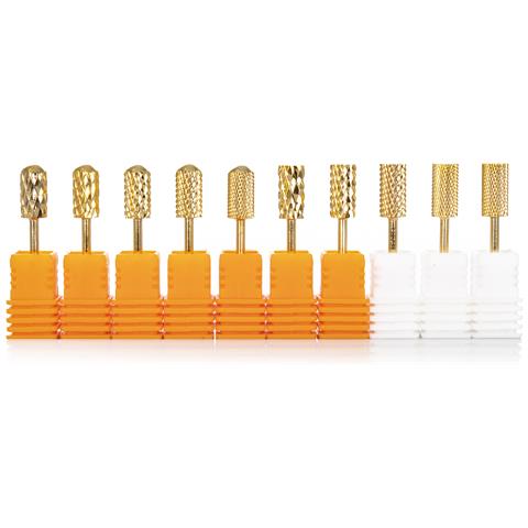 Kit Di Frese In Acciaio Al Tungsteno Per Manicure, Per Lucidatrici Elettriche. Include 10 Tipi. - Foto 1