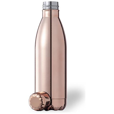 Bottiglia In Acciaio Inox Ramato Zincato 790 Ml 7,4x7,4x26,5 Cm. Colore Rame - Foto 3