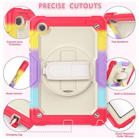 Custodia Colorata Con Supporto E Cinghia Per Ipad Air 5/4 E Pro 11 - Stile E Funzionalità! - Foto 4