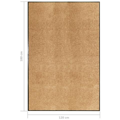 Lusso Casadino -  Zerbino Lavabile Crema 120x180 Cm - Foto 6
