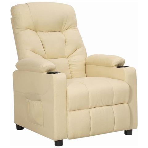 Lusso Casadino - Poltrona Alzapersona Crema In Tessuto - Foto 1