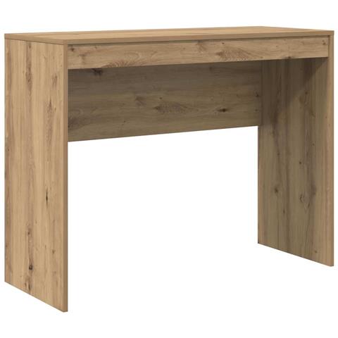 Scrivania Quercia artigianale Legno ingegnerizzato 100 x 40 x 76 cm - Foto 1