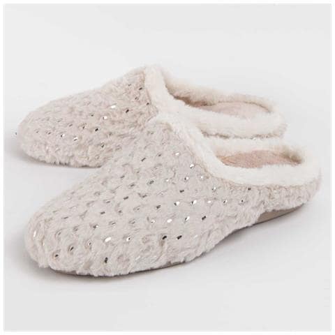 Pantofola Northome Aurslip Beige Beige Tessuto - Foto 1
