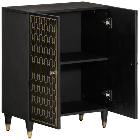 Lusso Casadino - Credenza 60x33x75 Cm In Legno Massello Di Mango - Foto 1