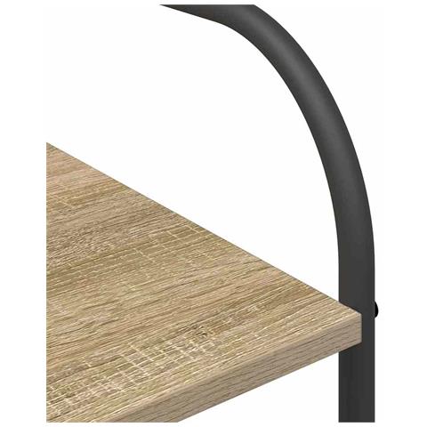 Stendibiancheria Marrone 120 x 44 x 160 cm Legno multistrato - Foto 9