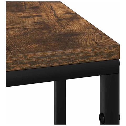 Armadio da Notte con cassetto Rovere fumo 41.5 x 26 x 60.5 cm - Foto 9