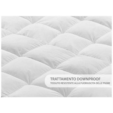 Topper Coprimaterasso Imbottito Antibatterico Correttore Materasso Polax Singolo Topper - Foto 2