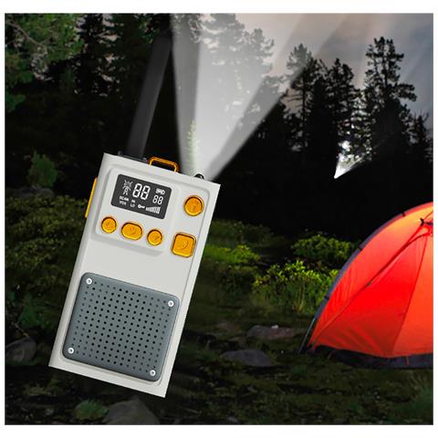 Vox Bricks Walkie Talkie Per Bambini Distanza 5 Km Comunicazione Divertente - Foto 3