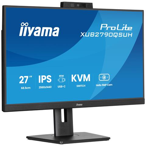ProLite XUB2790QSUH-B2 Monitor PC 68,6 cm (27") 2560 x 1440 Pixel Quad HD LED Nero - Foto 1