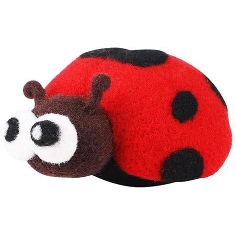 Kit Fai Da Teeltrimento Ad Ago Coccinella - Crea Il Tuo Adorabile Animale In Feltro Di Lana - Foto 2