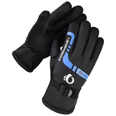 Guanti Termici Invernali Impermeabili Antivento Da Ciclismo Per Moto E Bici Elettriche Blue - Foto 2