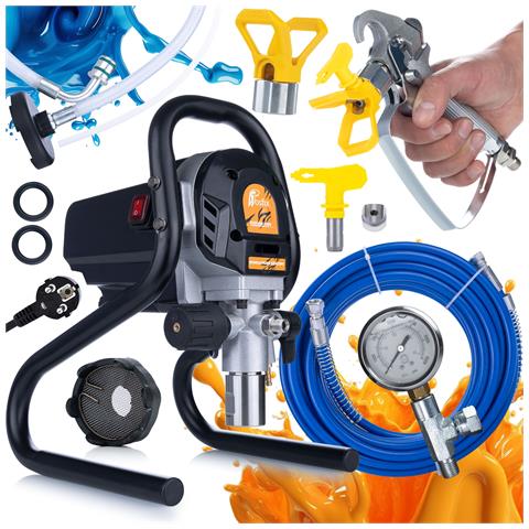 Pompa Airless Ecoflow 1200 - 1200w, 1,7l /min | Pressione Regolabile 2000 Psi | Vernici A Base Acqua E Olio - Foto 1