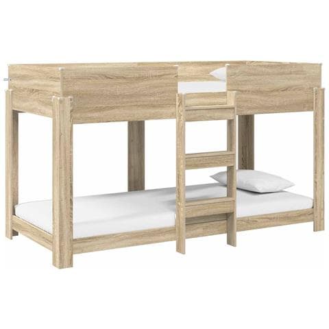 Letto a Castello per Bambini Rovere Sonoma 100 x 200 cm - Foto 1