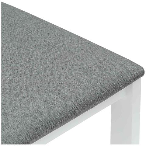 Sedie da pranzo 2 pcs Bianco 40 x 47,5 x 99,5 cm - Foto 9