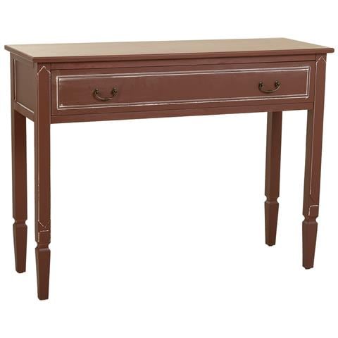 Mobile Da Ingresso In Legno Marrone 112x38x82h - Foto 1