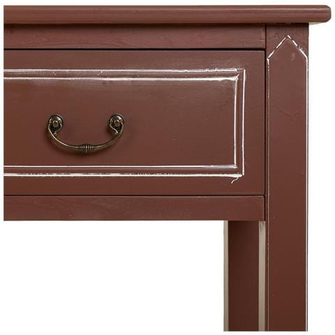 Mobile Da Ingresso In Legno Marrone 112x38x82h - Foto 8