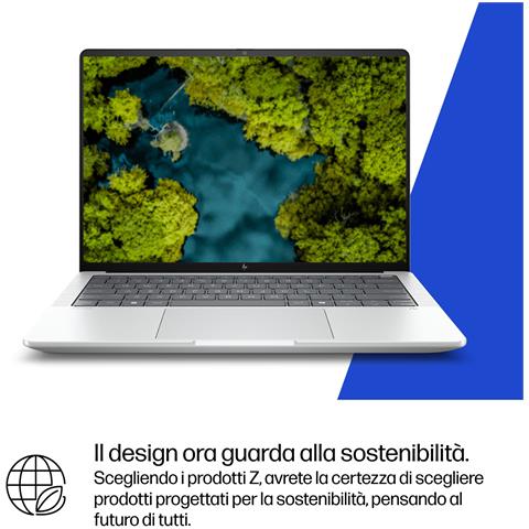 ZBook Ultra G1a Wolf Pro Security Edition Copilot+ PC AMD Ryzen AI Max+ PRO 395 Workstation mobile 35,6 cm (14") WUXGA 128 GB LPDDR5x-SDRAM 1 TB SSD Wi-Fi 7 (802.11be) Windows 11 Pro AI Workstation, AI PC Argento - Foto 2