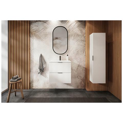 | Mobiletto 60cm | Bianco opaco | L /H /D 60/57/46cm | 2 cassetti Softclose | Mobiletti bagno, mobili bagno, mobiletti bagno - Foto 10