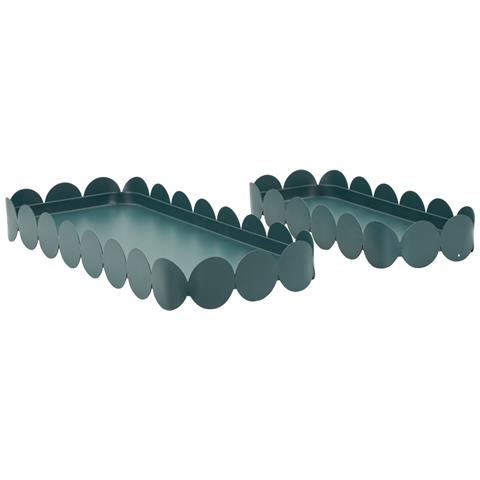 Vassoio Vkh1127-ottanio-metallo-40x16,5x4,5 Cm - Foto 1
