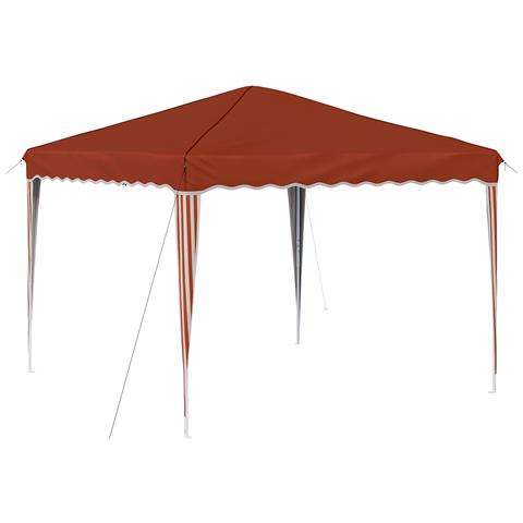 Tenda per feste a pop-up 288 x 288 x 245 cm Terracotta - Foto 1