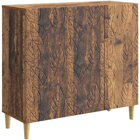 Credenza Legno antico 89 x 34,5 x 80 cm Legno ingegnerizzato - Foto 1