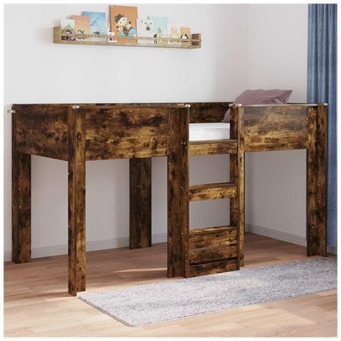 Letto a Castello per Bambini Rovere fumé 90 x 190 cm - Foto 2
