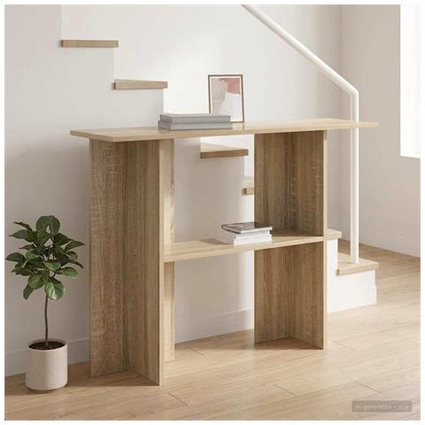 Tavolo consolle Rovere Sonoma 100 x 30 x 75 cm - Foto 2