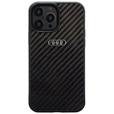 Custodia In Fibra Di Carbonio Audi Per Iphone 13 Pro Max - Nera - Foto 1