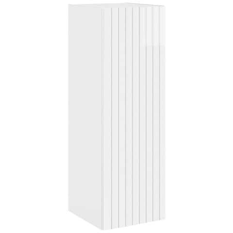 Set di mobili per il bagno 3 pz Bianco Lucido - Foto 2