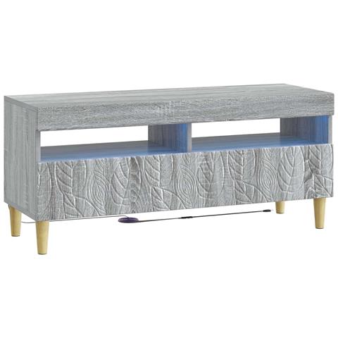 Mobile TV LED Sonoma grigio Legno ingegnerizzato - Foto 1