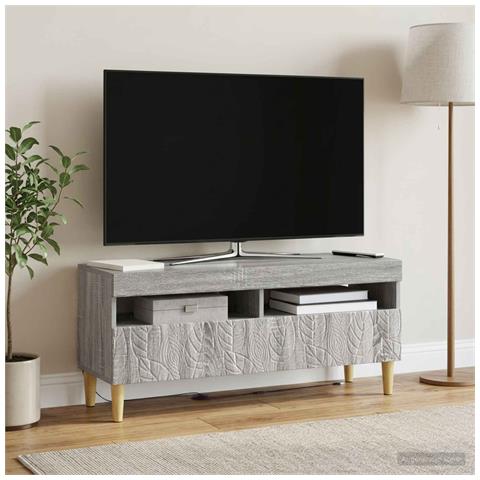 Mobile TV LED Sonoma grigio Legno ingegnerizzato - Foto 2