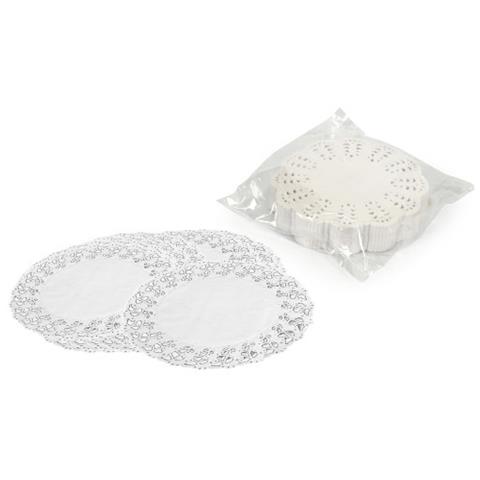 Confezione 250 Pizzi Bianchi Tondi 9 34091 - Foto 2